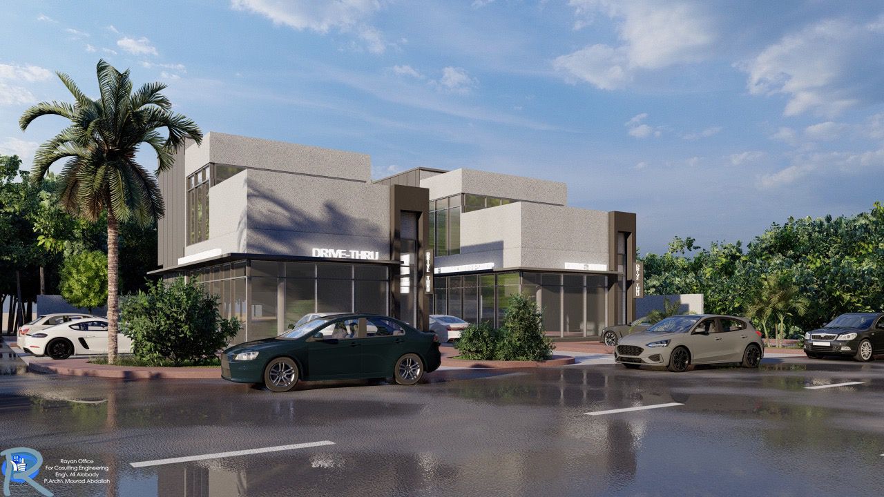 مشروع”Drive thru” سافياء104..مكانًا يجمع بين متعة الجلسات الداخلية والخارجية المُطله وراحة خدمة السيارات في مكان واحد.